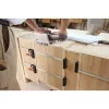 Aperto Bessey UniKlamp UK100, 1000 mm de comprimento, 80 mm de abertura, preto/vermelho