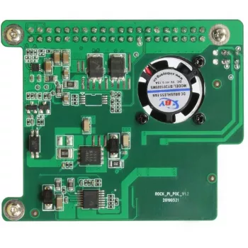 PoE Hat ALLNET para Radxa Rock 3A 802.3at — acessório Power-over-Ethernet
