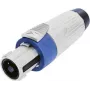 Ficha Neutrik NLT4FXX prateado, azul 1 unid. (NLT4FXX)
