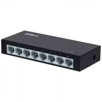 Switch de rede DAHUA SF1008-EUR 8 portas 10/100 Mbit/s não gerido