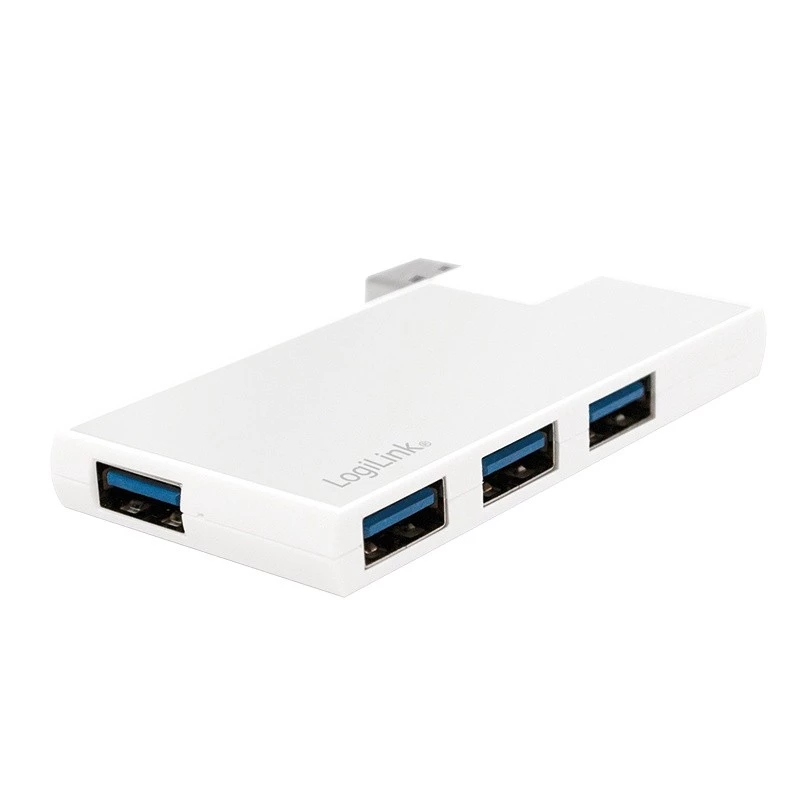 Hub USB 3.0 de 4 portas, prateado