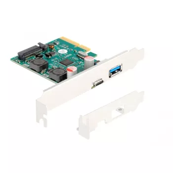 DeLOCK Placa PCI Express x4 1 x USB Type-C 1 x USB Type-A 10 Gbit/s