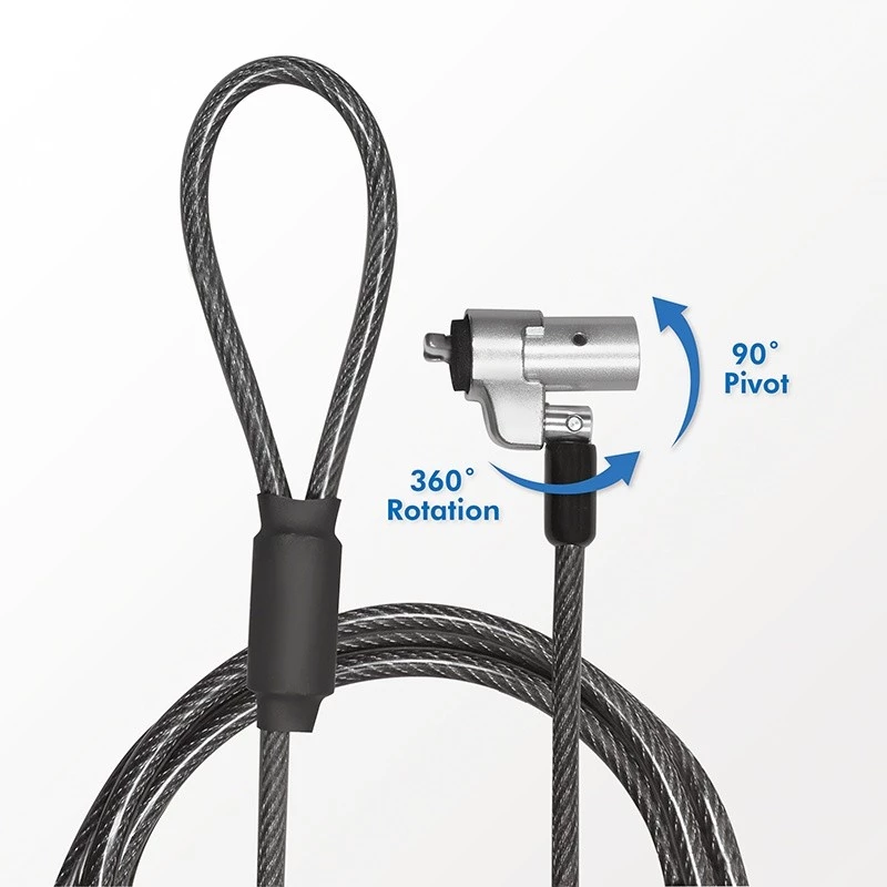 Cabo de segurança LogiLink NBS012 preto prateado