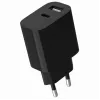 Carregador USB universal preto/2P TA-UC-2AC12-01-BK GEMBIRD