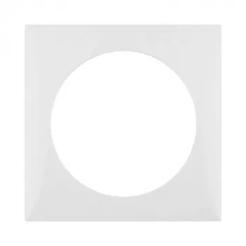Berker 09 1827 25 Moldura de 1 módulo, branco polar brilhante, B.MOBIL