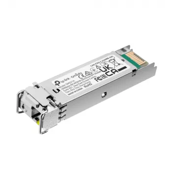 Módulo SFP bidirecional TP-Link 1000Base-BX WDM, fibra ótica, 1250 Mbit/s, SFP, LC (UPC), 9/125 µm, 10000 m