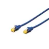 Cabo de rede Digitus CAT 6A S/FTP RJ-45 Cat6a 10m azul
