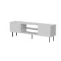 Móvel de TV cama meble LUCCA 180x40x59 cm — tampo em aglomerado branco, corpo branco