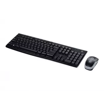 Conjunto de teclado e rato sem fios Logitech MK270