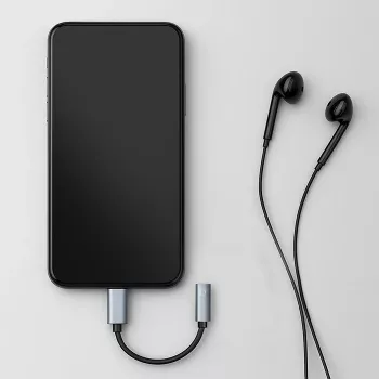 Adaptador USB-C para jack 3,5mm 10cm