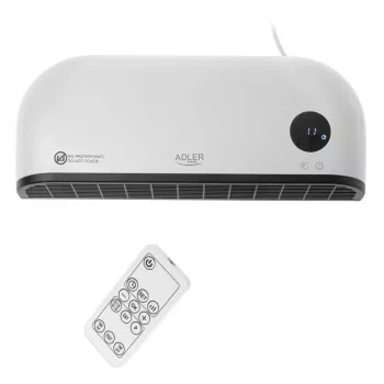 Cortina de ar Adler AD 7751 preto, branco 2000 W