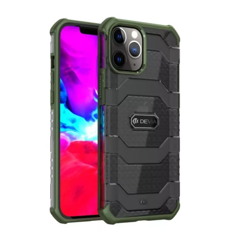 Capa protetora resistente a impactos Devia Vanguard para iPhone 12 mini, verde