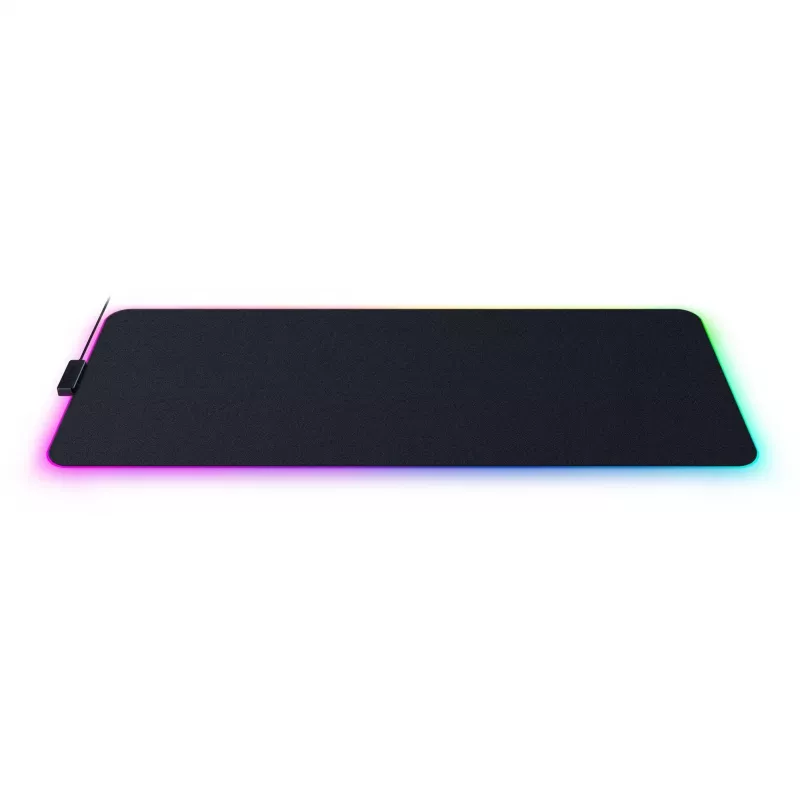 Tapete de rato Gaming Razer Strider Chroma – superfície de poliéster, 370×900 mm, preto, retroiluminação multicolorida
