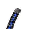 Cabo CableMod PRO ModMesh de 12VHPWR para 3x PCI-e, 45 cm, preto/azul