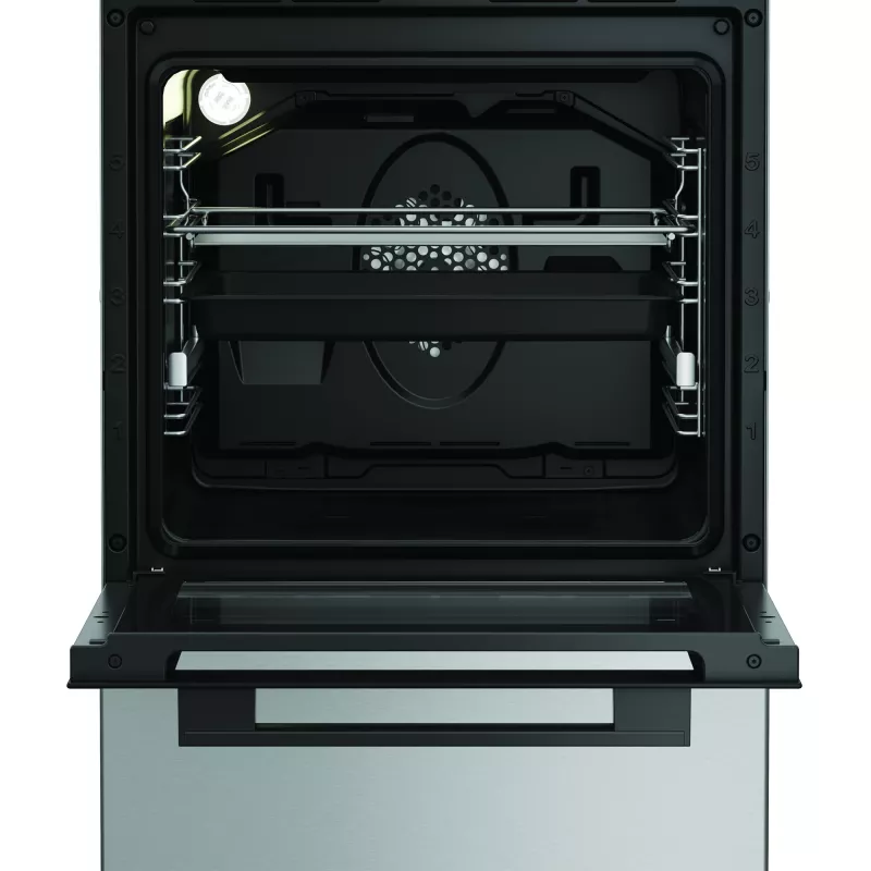 Fogão Whirlpool | W5G8LMSWTX | tipo de placa gás | tipo de forno elétrico | aço inoxidável | largura 50 cm | profundidade 60 cm | 60 L