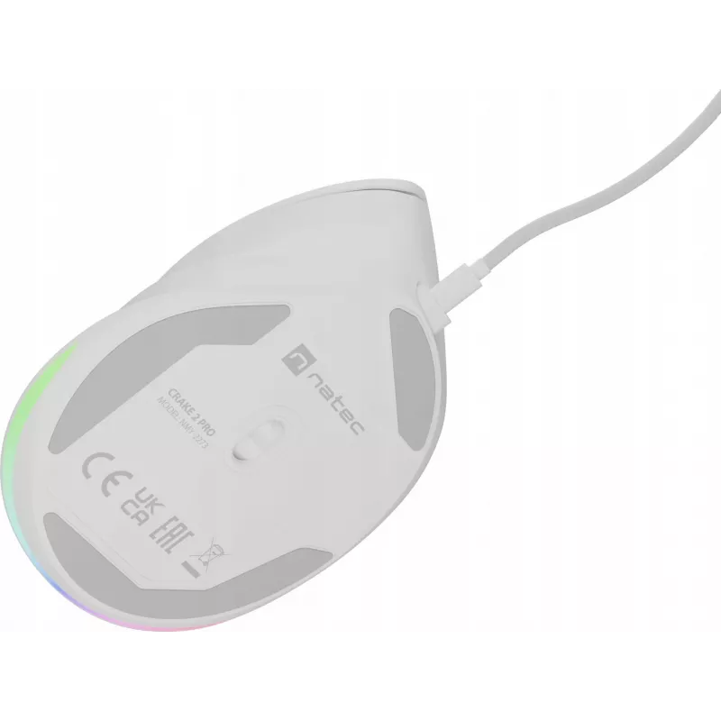 Rato NATEC Crake 2 Pro universal destros USB Type-A ótico 12800 DPI