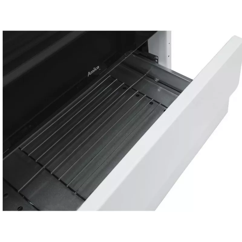 Fogão independente Amica SHM51071W elétrico gás branco 4 zonas a gás 63L
