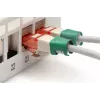 DIGITUS - Clipes de cabo com codificação de cores - para cabo de patch - verde (embalagem de 100) (A-CC-G)
