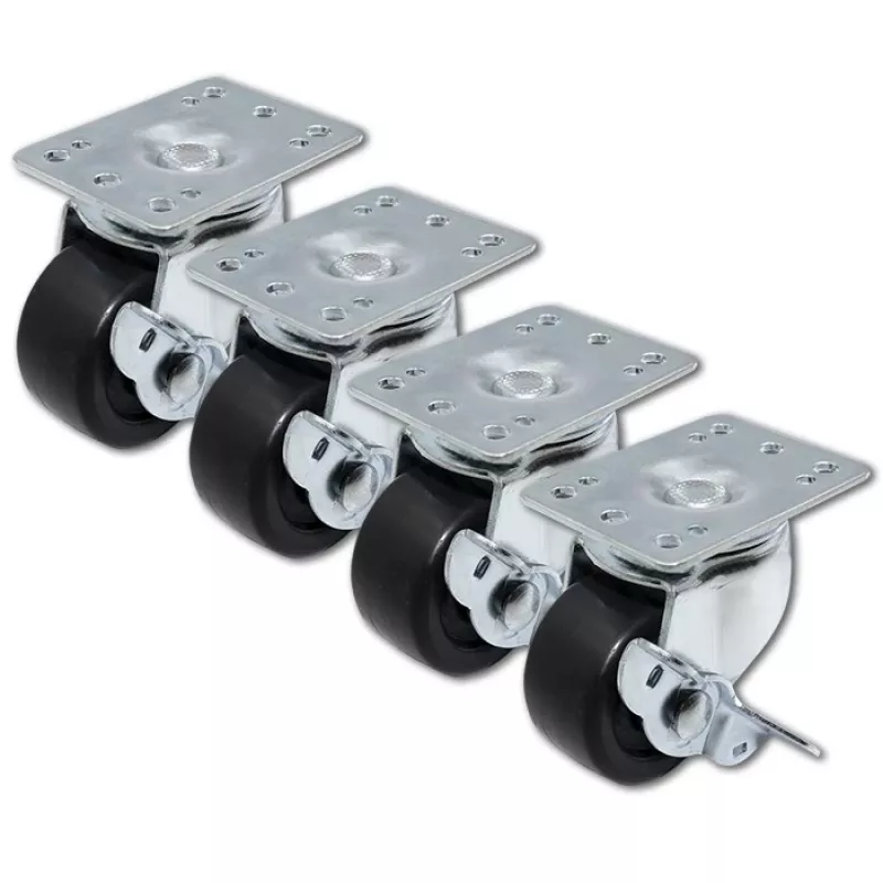 Qoltec - kit de rodas para rack - wi