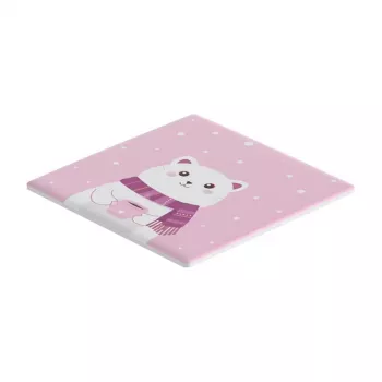 Cobertura decorativa Sonoff T5-1C-86-cartoon para interruptor tátil — moldura simples 86x86 mm painel