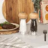 Conjunto de saleiro e pimenteiro Salter madeira de faia 4 peças BW12949BEU7