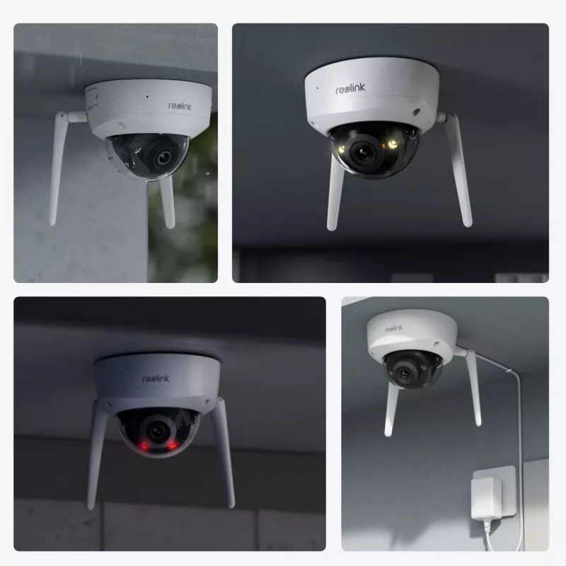 Reolink | Câmara 4K Ultra HD IK10 à prova de vandalismo | W437 | Dome | 8 MP | 2,7-13,5 mm | IP67 | H.265 | Micro SD, máx. 256 GB
