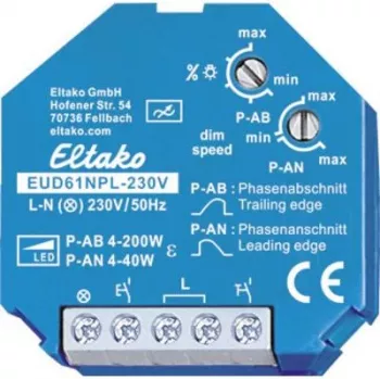 Dimmer universal interruptor carga mínima apenas 4W EUD61NPL-230V (61100832)