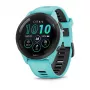 Garmin Forerunner 265 3,3 cm (1,3 polegadas) AMOLED 46 mm digital 416 x 416 píxeis ecrã tátil preto, azul Wi-Fi GPS (satélite)