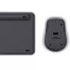 Conjunto de teclado e rato multi-dispositivo preto cinzento
