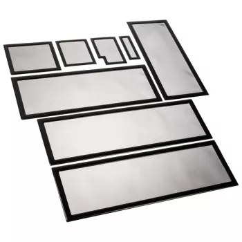 Conjunto de filtros de poeira Demciflex para Lian Li O11 Dynamic XL - preto/preto