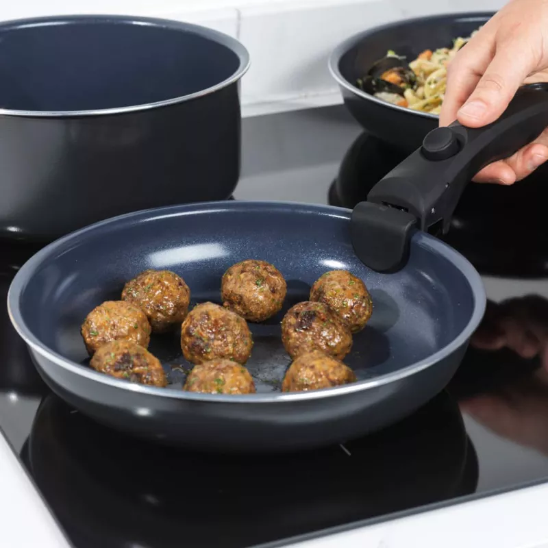 Conjunto de panelas Russell Hobbs RH03319EU7, 5 peças, frigideiras antiaderentes, aptas para máquina de lavar loiça