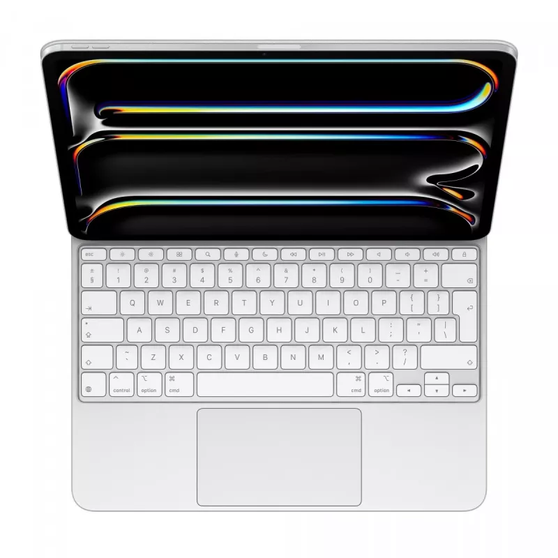 Teclado Apple Magic para iPad Pro 13 polegadas M4 sem fios QWERTY branco
