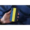 Capa para smartphone man and wood para iPhone X/XS – dandy azul preto, concha rígida protetora