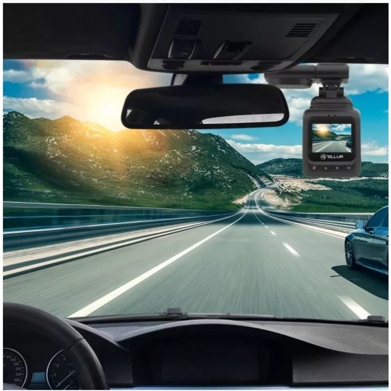 Dashcam Tellur Dash Patrol DC2 FullHD 1080P GPS preto