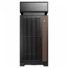 Caixa de PC de secretária DeepCool CL6600 preta — suporta fontes de alimentação ATX/PS2/SFX/SFX-L, ventoinha frontal de 140 mm, topo/traseira de 120/140 mm, unidades de 2,5/3,5 polegadas