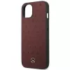Mercedes MEHCP13SPSQRE iPhone 13 mini 5,4 vermelho/vermelho capa rígida couro padrão estrela
