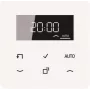 JUNG CD1750DWW Temporizador Standard com visor, frente em vidro real