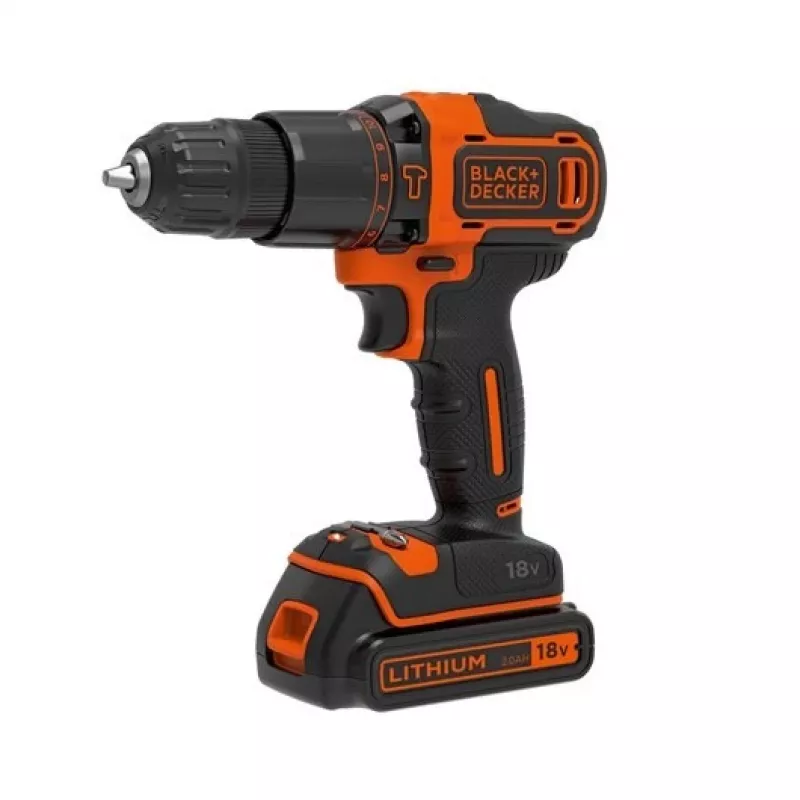 Berbequim Black & Decker BDCHD18K1B2-QW 1400 rpm