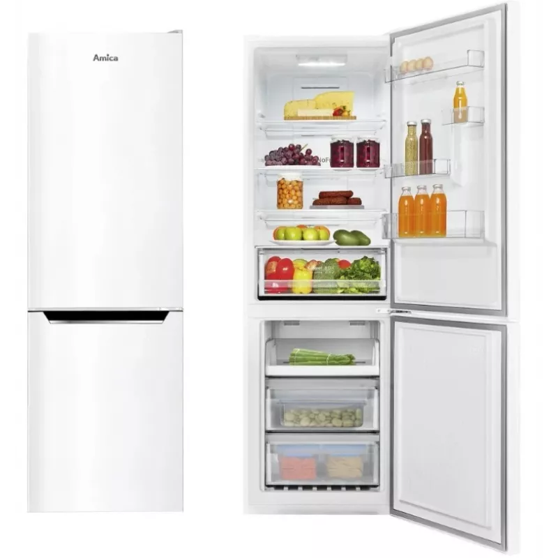 Combinado frigorífico-congelador AMICA FK3506.2FW(E) 350 L, classe de eficiência energética E