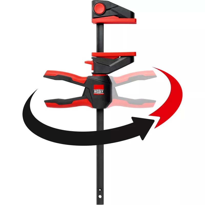 Sargento de aperto rápido Bessey com punho rotativo EZ360 EZ360-45 abertura máx. 450 mm