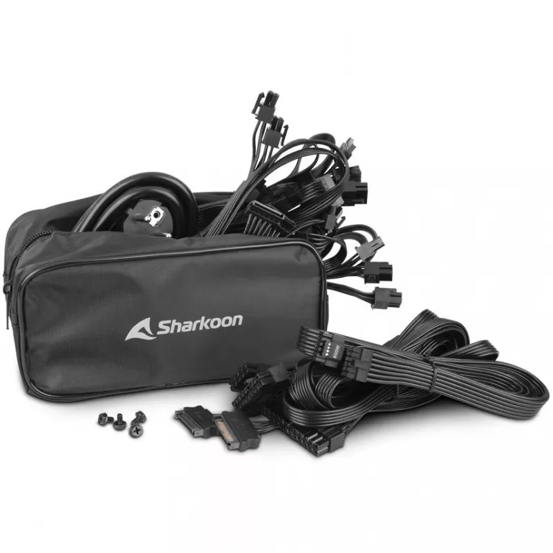 Fonte de alimentação Sharkoon Rebel P30 Gold 1300 W 20+4 pin ATX ATX Preto