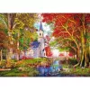 Capela no esplendor de outono, puzzle 1000 peças