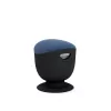 Banco de equilíbrio ergonómico Up Up Seul preto, D47 tecido azul
