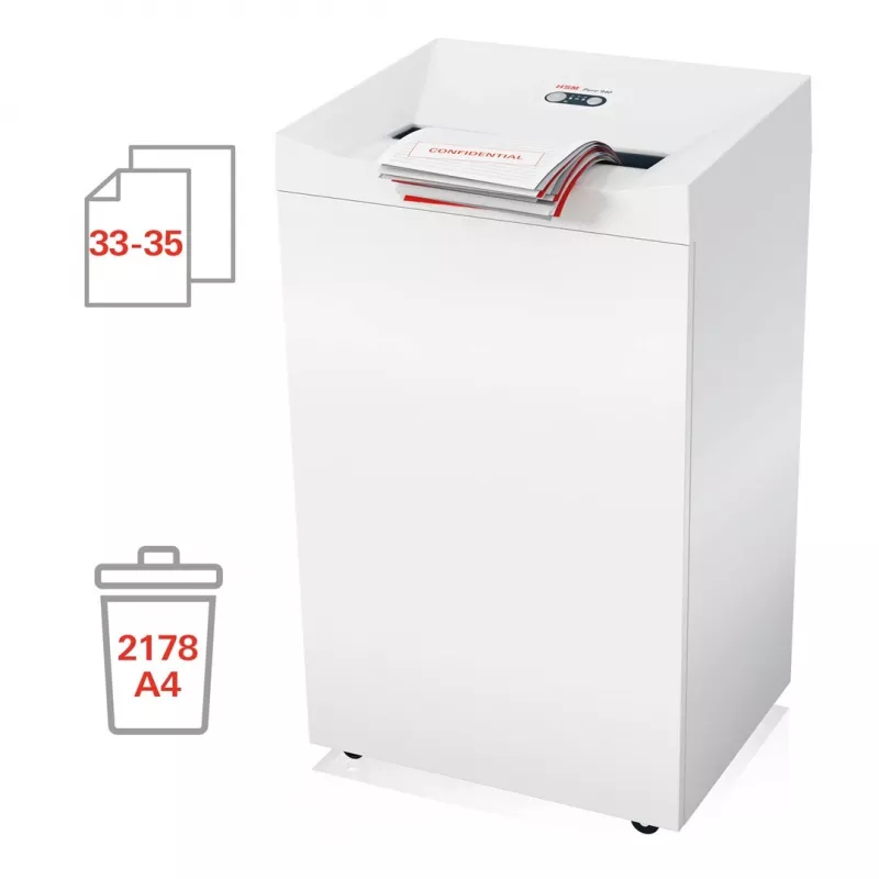 Destruidora de documentos HSM Pure 940, 165 l, 3,9x40 mm