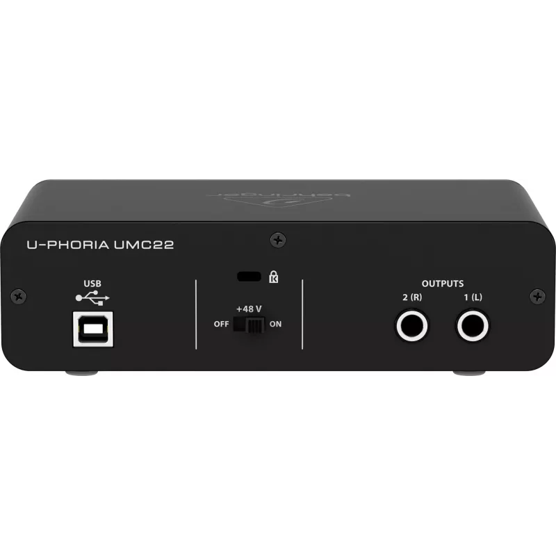 Behringer UMC22 Equipamento musical complementar Pré-amplificador para concerto/estúdio