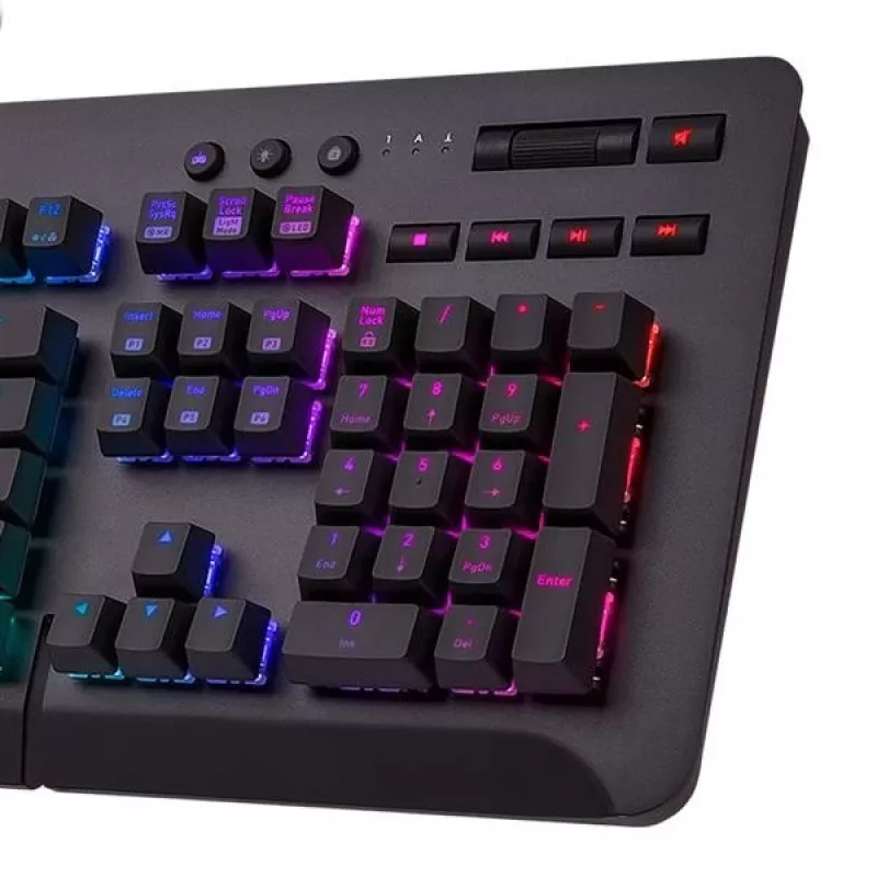 Teclado gaming eSports Level 20 GT RGB preto Cherry MX Silver