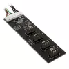 Placa hub USB Kolink USB 2.0 com cabo USB e Molex de 60cm