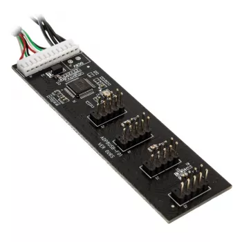Placa hub USB Kolink USB 2.0 com cabo USB e Molex de 60cm
