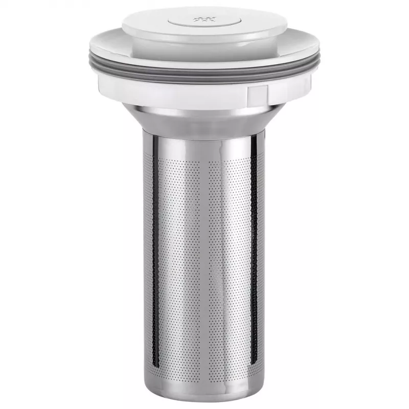 Chaleira elétrica ZWILLING 1,7 l 1850 W, corpo em vidro, branca