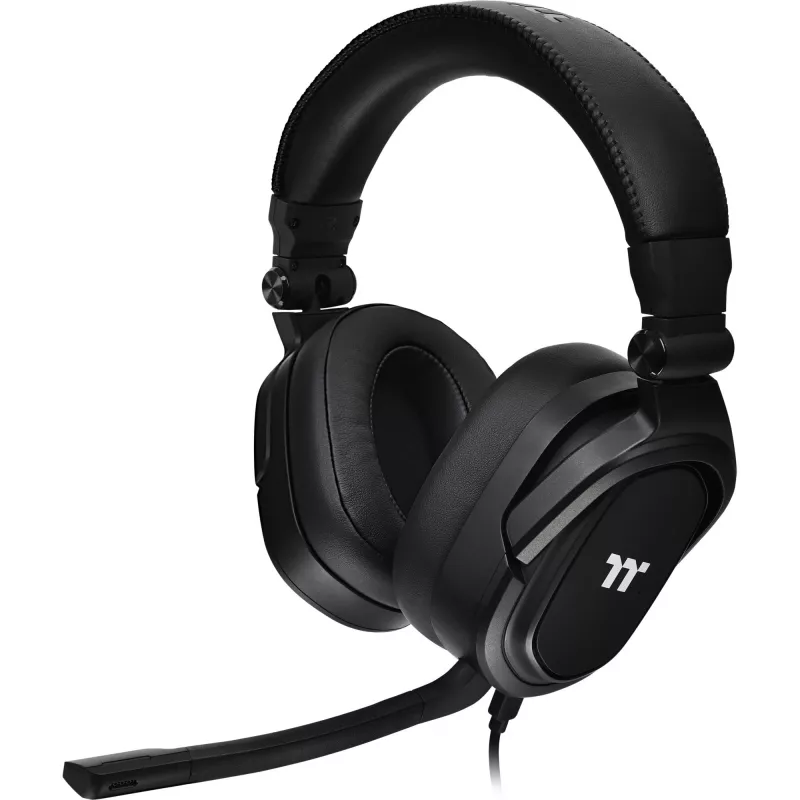 Tt eSPORTS Argent H5 - Headset - Over-Ear - com fios - ficha de 3,5 mm - preto (GHT-THF-ANECBK-30)